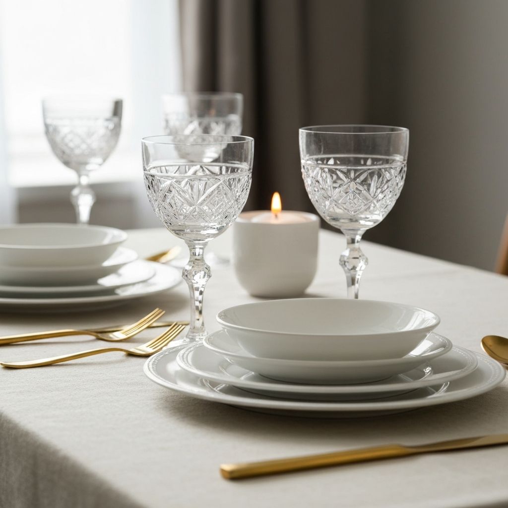 Taças e Mesa Posta